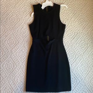 Express black cutout dress
